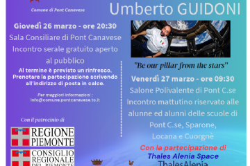 Incontri canavesani con l'astronauta Umberto Guidoni