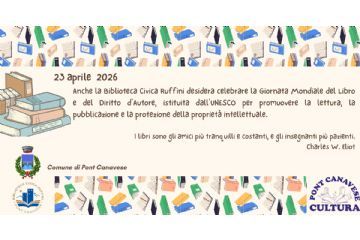 23 aprile 2026 - Giornata Mondiale del Libro e del Diritto d’Autore