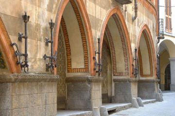 Via Caviglione - Portici Palazzo Borgarello